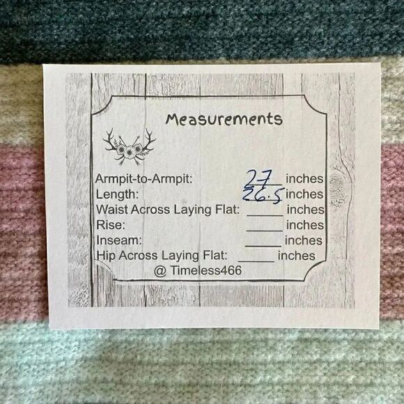 Pinque Multicolor Grey Mauve Combo Crewneck Long Sleeves Pullover SZ XXL # 1868 - Picture 9 of 13